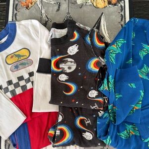 Hanna Andersson Pajama Bundle, Size 8